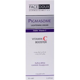 تصویر کرم ضد لک پیگمازوم حاوی ویتامین سی فیس دوکس 30 میلی لیتر Face Doux Pigmasome vitamin C Lightening Cream 30 ml