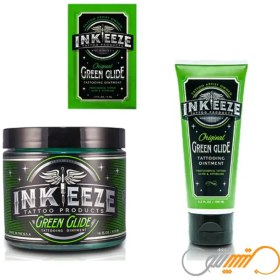 تصویر کرم حین کار تتو _ INK-EEZE Green Glide Tattoo Ointment 