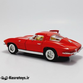 تصویر ماکت شورولت کوروت استینگ ری1963 کینسمارت(Corvette sting ray 1963 kinsmart) 