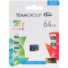 تصویر رم تیم گروپ microSDXC Class 10 U3 (90MB/S) – ظرفیت 64 گیگابایت 