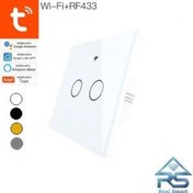 تصویر کلید هوشمند دو پل MOES مدل ZS-EU2 با قابلیت WiFi و RF 