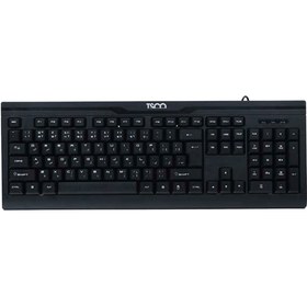 تصویر کیبورد تسکو با سیم مدل TK 8012 ا TK 8012 Wired Keyboard TK 8012 Wired Keyboard