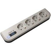تصویر محافظ برق چهارخانه الکتروپیک مدل سوما (SOMA) بدون USB Electropeyk SOMA 4-Socket Power Protector Without USB Ports