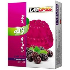 تصویر پودر ژله شاه توت هاتی کارا وزن 100 گرم 