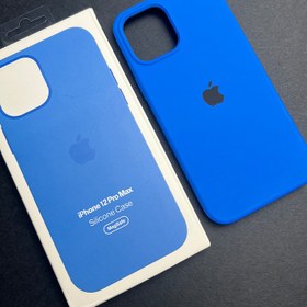 تصویر قاب سیلیکونی اصلی مگ سیف دار آیفون 12پرومکس - Iphone 12 Promax Silicone Case With Magsafe 