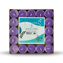 تصویر شمع وارمر بنفش 50 عددی 