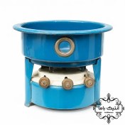 تصویر چراغ سه‌فیتیله‌ خوراک پزی - سالم و اصیل- کلکسیونی- قدیمی 