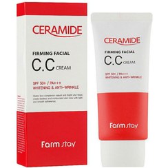 تصویر کرم سی سی سرامید برند فارم استی Farm Stay Ceramide Firming Facial CC Cream