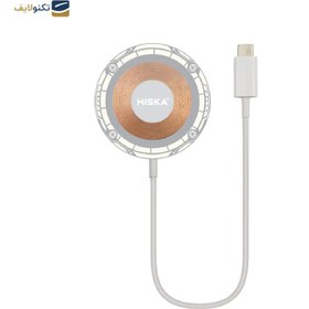 تصویر شارژر بی سیم هیسکا مدل HR-07 توان 15 وات Hiska HR-07 15w Wireless Charger