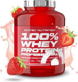 تصویر Scitec Nutrition Professional Whey Protein (Strawberry,2350g) Scitec Nutrition Professional Whey Protein (Strawberry,2350g)