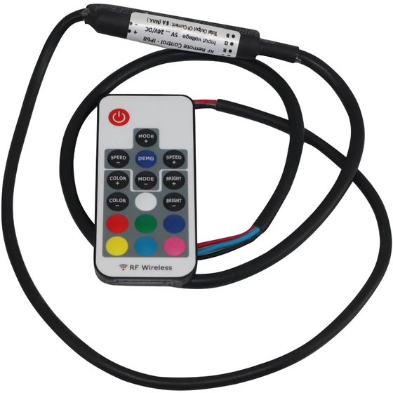 خرید و قیمت کنترلر RGB رادیویی WIRELESS (تبدیل 2 سیم به چهار سیم) برند ...