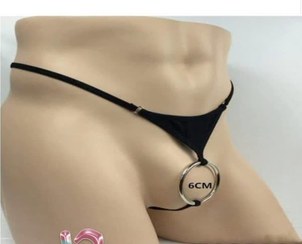 تصویر شورت مردانه فانتزی حلقه دار سایز فری 