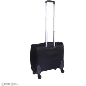 تصویر چمدان خلبانی کاتیار مدل K002 رنگ مشکی CABIN LUGGAGE