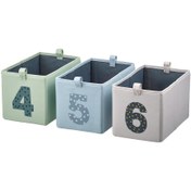 تصویر ست ۳ عددی جعبه اسباب بازی کودک ایکیا مدل BARNDROM 