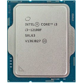 تصویر پردازنده اینتل مدل Core i3 12100F 