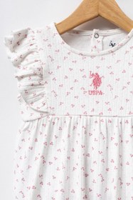 تصویر سرهمی دخترانه یو اس پولو آستین کوتاه راسته | U.S. Polo Assn. 1203984 