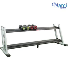 تصویر رک دمبل 2 طبقه dumbbell rack NS6005 