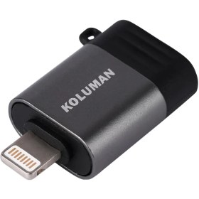 تصویر مبدل OTG آیفون کلومن KOLUMAN K-OT03 USB To LIGHTNING 