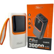 تصویر پاوربانک مانیکس مدل PD-MX755 ظرفیت ۳۰ هزار 