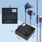 تصویر هندزفری با سیم سامسونگ ای کی جی مدل SMK93L9VK تایپ سی Samsung AKG SMK93L9VK Type-C Wired Handsfree