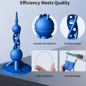 تصویر رشته فیلامنت پرینتر سه بعدی برند Stronghero3D رنگ آبی Stronghero3D