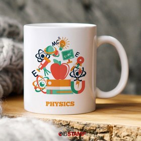 تصویر ماگ فیزیک طرح Physics Elements 