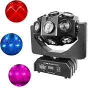 تصویر رقص نور مووینگ بیم غلتکی LED Mini Moving Light