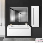 تصویر روشویی کابینتی الگانته مدل E173 فول ست با آینه و باکس 
