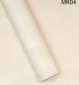 تصویر برچسب کمد و کابینت کرم طرح کتان عرض ۶۰ سانت کد MK04 