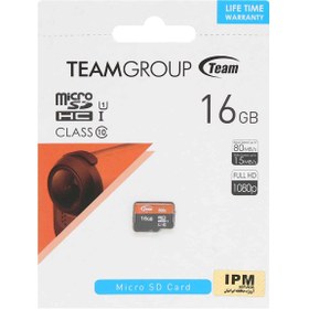 تصویر TEAM Group (500X) microSD HC-I U1 Class10 - 16GB 