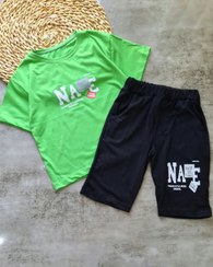 تصویر ست تیشرت و شلوارک پسرانه NA جنس پنبه 