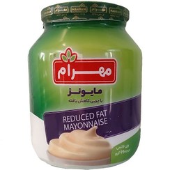 تصویر سس مایونز مهرام - 970 گرم سس 970 گرم مهرام مایونز یک عددی