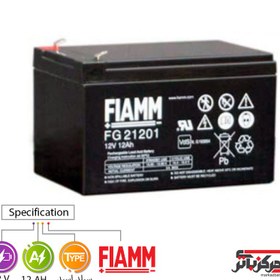 تصویر باتری یو پی اس 12 ولت 12 آمپر فیام FIAMM FG21201 VRLA Battery