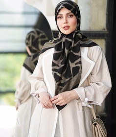 تصویر روسری مجلسی ترک طرح ۱ 