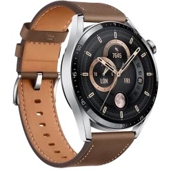 تصویر ساعت هوشمند هوآوی مدل GT 3 46mm بند ا Huawei GT 3 46mm smart watch Huawei GT 3 46mm smart watch