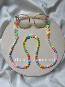 تصویر بندعینک مدل پروانه رنگی 