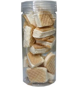 تصویر بستنی خشک حصیری وانیلی 