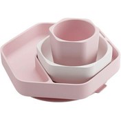 تصویر ‎ست غذاخوری هی اور شی HE OR SHE - صورتی HE OR SHE