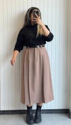 تصویر دامن زنانه ی پیله دار تلما|Telma 