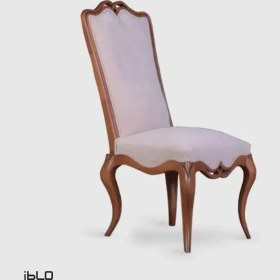 تصویر صندلی کلاسیک چوبی لیونا (کرم) 