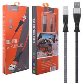 تصویر کابل تبدیل USB به microUSB ایرنج مدل V8 طول 1 متر 