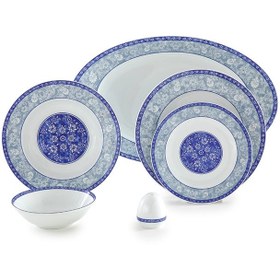 تصویر سرویس چینی زرین 6 نفره غذاخوری اصفهان (28 پارچه) Zarin Iran ItaliaF Esfahan 28 Pieces Porcelain Dinnerware Set