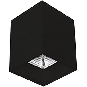 تصویر چراغ سقفی روکار مربع بدنه مشکی 22 وات COB سفید طبیعی ای دی سی Surface mount Square Black body ceiling lighting 22 W COB Natural white EDC