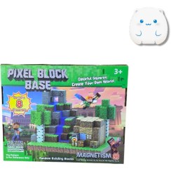 تصویر لگو مگنتی پیکسل بلاک (Pixel Block) – ساخت دنیای ماینکرفت با آهنربا/958 