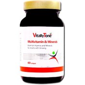 تصویر کپسول ژلاتینی نرم مولتی ویتامین و مینرال ویتالی تون Vitally Tone Multivitamin and Minerals 60 Capslus