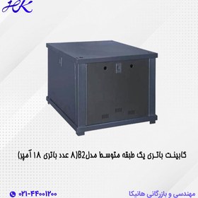 تصویر کابینت باتری یک طبقه مدل B2 (هشت عدد باتری ۱۸ آمپر) 