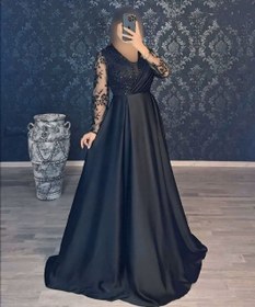 تصویر لباس مجلسی و شب ماکسی مدل گیسو Dress and long night