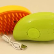 تصویر برس بخار سرد سگ و گربه مدل انبه پرزگیری بالا ،دادن حس طراوت با بخار آب،با و بدون قطره مخصوص