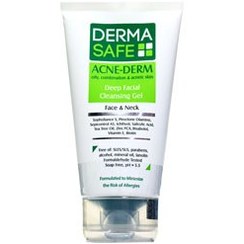 تصویر ژل شستشوی صورت درماسیف مناسب پوست چرب 150 میل ا Deep Facial Cleansing Derma Safe 150ml Deep Facial Cleansing Derma Safe 150ml