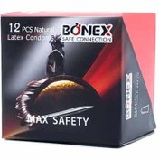 تصویر کاندوم بونکس مدل Max Safety بسته 12 عددی Condom Max Safety bonex 12 Pcs